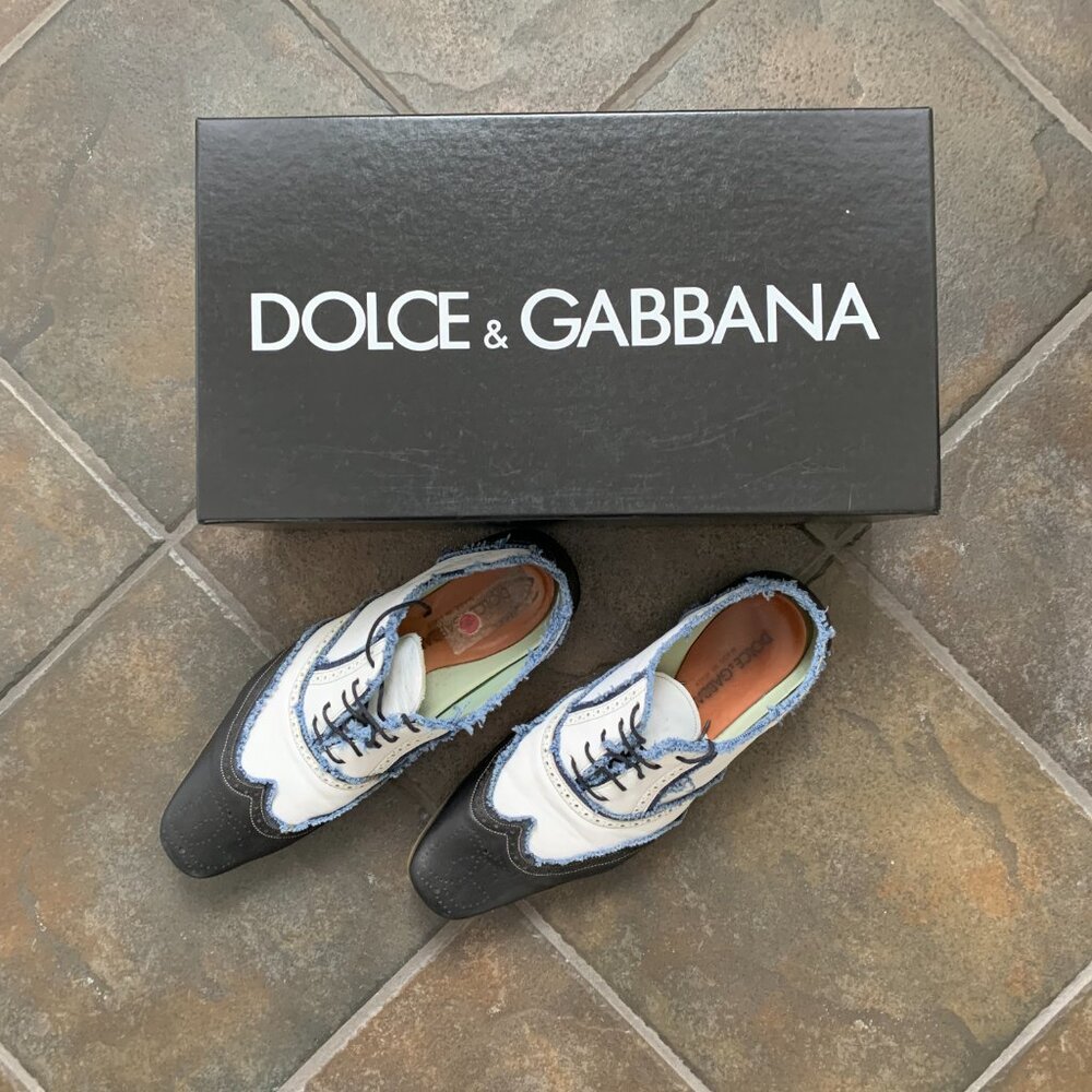 Dolce & Gabbana casual oxford lace up shoes